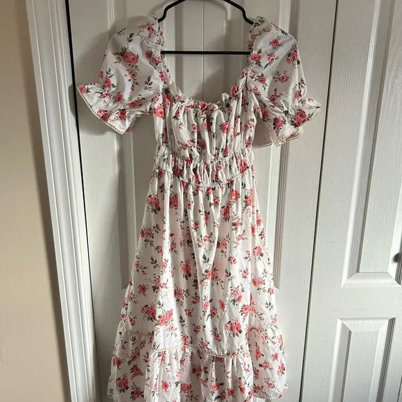 NWOT- Floral Off-Shoulder Dress - Picture 3 of 5